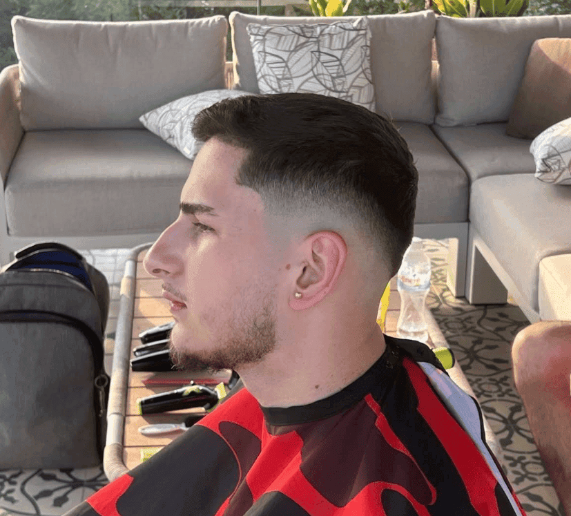 Side part - low fade
